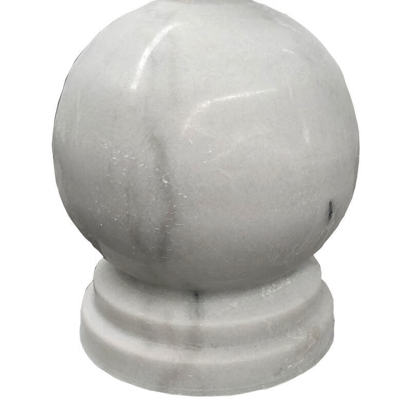 卡芬蒂石球路障石挡车大理石圆球球门柱围墙花岗岩摆设别墅大门石雕