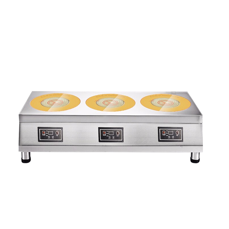 丹俐淇 电陶炉商用大功率多头电磁炉3500w 麻辣烫砂锅米线煲仔饭小吃店专业商用电磁炉四头六头定制 8头钛晶电陶炉带架子 3500W