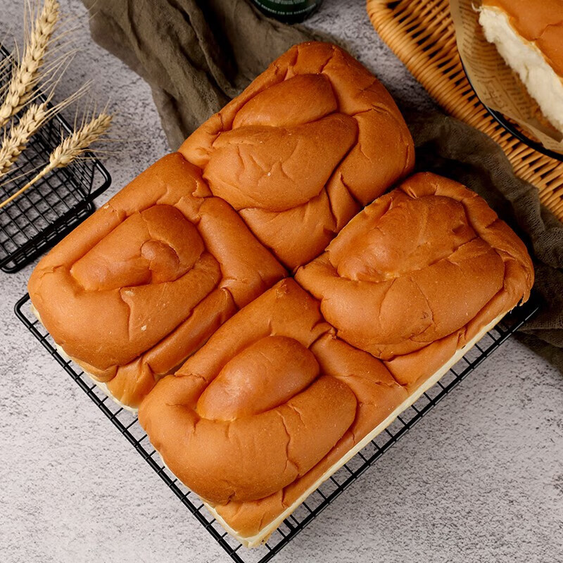 鲜有志阿祖婆 阿祖婆内蒙草原特色 鲜酵母面包 500克x2