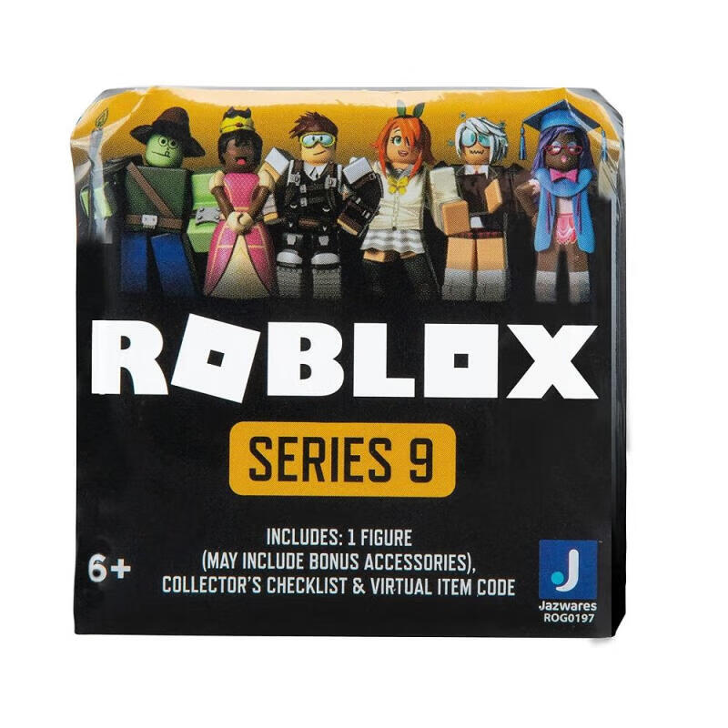 roblox盲盒giftcard罗布乐思玩具人偶我的世界可动小金人套装兑换