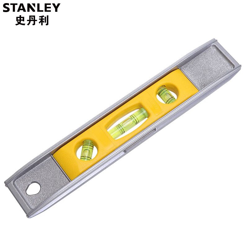 史丹利(stanley)磁性鱼雷水平尺9英寸230mm水平仪微型水平角度测量