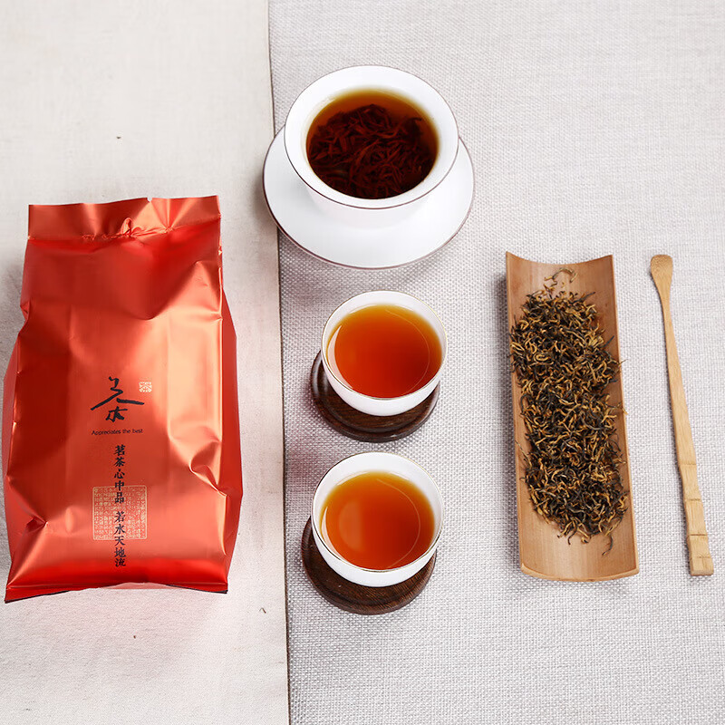 萃隐 2024年宜兴红茶散装茶叶小叶金毫春茶阳羡功夫红茶礼250g