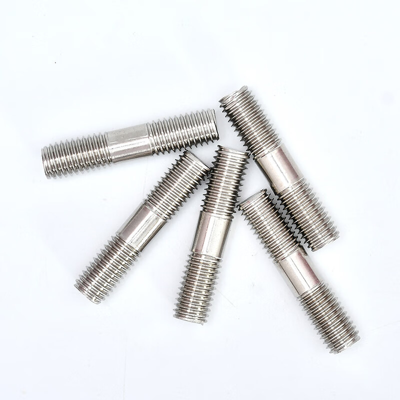 201不锈钢双头螺栓螺丝两头牙连接螺柱丝杆牙棒 m6m8m10m12m16m20 6*