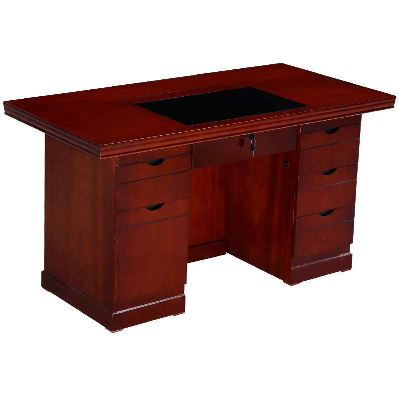 驰界(chijie)1.4米五斗一门办公桌简约现代电脑桌写字台