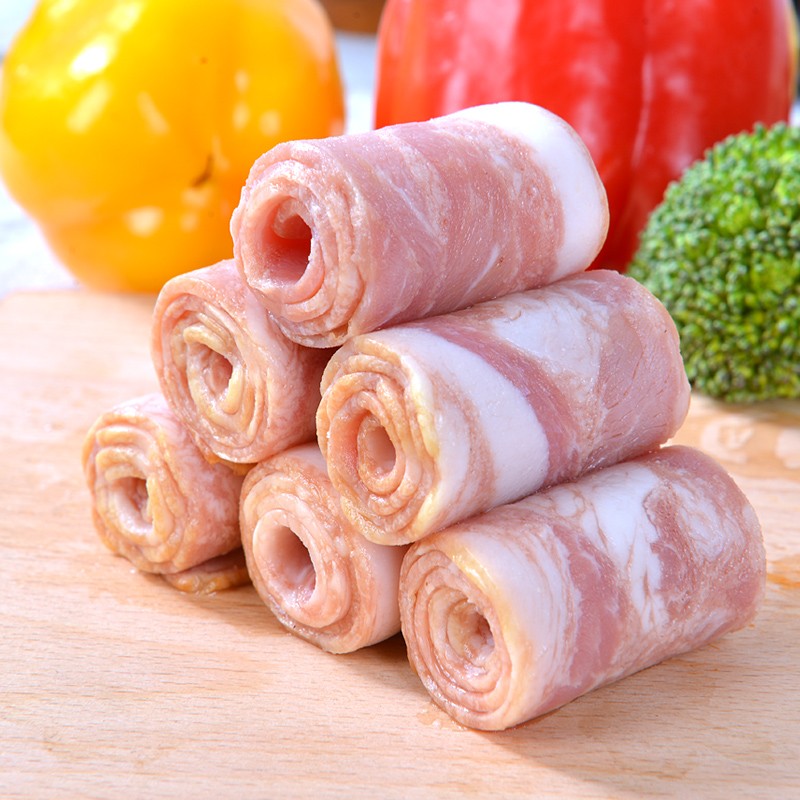 金锣猪肉培根三明治手抓饼培根肉片披萨烧烤早餐烧烤食材 500g*2袋精制培根（实惠猪肉款）