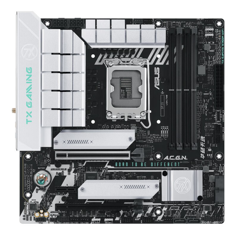 华硕(asus)天选 tx gaming b760m wifi 系列主板 支持i7 13700k tx