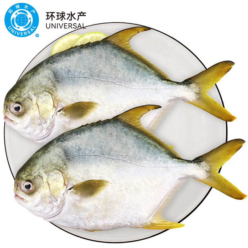 环球水产金鲳鱼 700g 2条装 BAP认证深海鱼冷冻生鲜鱼类海鲜