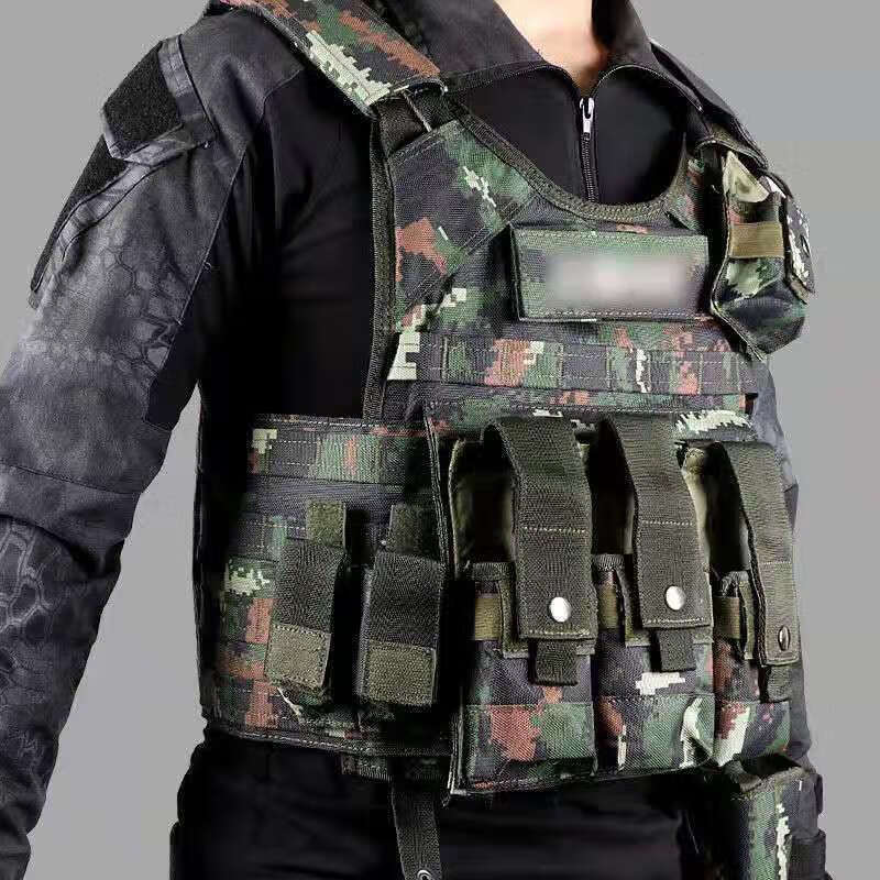 buraq 户外战术休闲透气马甲战斗携行具外套一体式战术快拆背心轻量