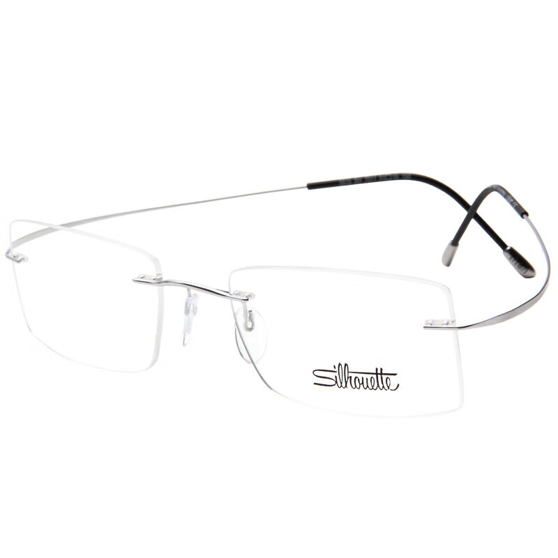 诗乐（Silhouette）光学眼镜架眼镜框男女款银色镜框银色镜腿5515 7011 51MM