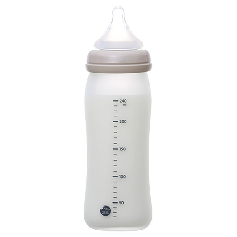 贝亲Pigeon硅胶玻璃奶瓶婴儿仿母乳新生儿宽口径240ml这个出气孔是朝上还是朝下呢？