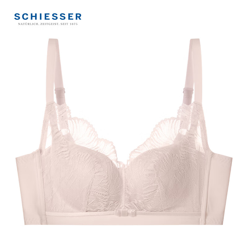 舒雅(Schiesser)女士蕾丝透气无钢托内衣文胸E1/22923B 肤色 75B