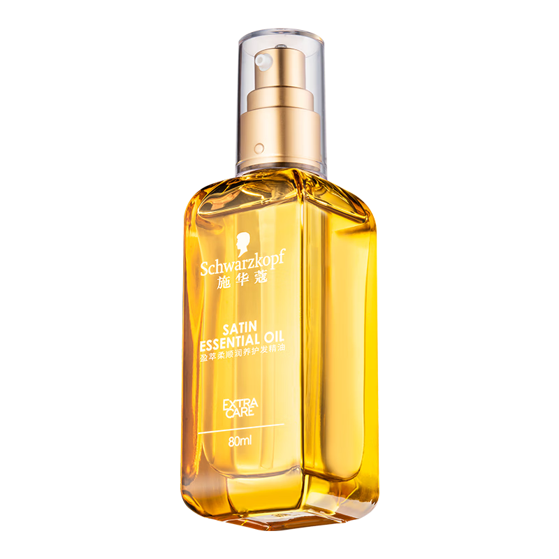 施华蔻（Schwarzkopf）盈萃韧养护发精油沐光瓶 滋养柔顺免洗不油腻摩洛哥 80ml
