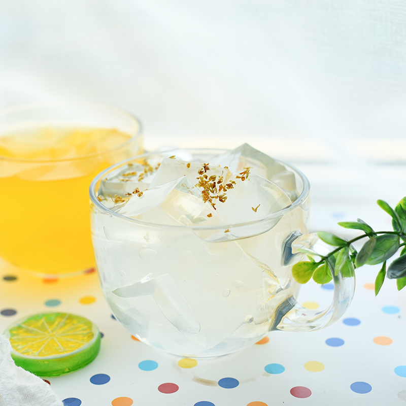 冰粉粉自制白凉粉儿童家用食用奶茶店原料布丁果冻粉 冰粉粉40gx4袋