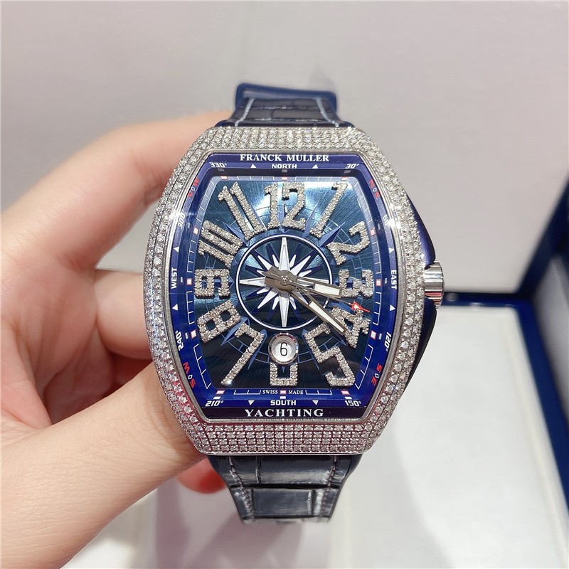 穆勒法穆兰游艇男表自动机械满天星v45v41奢侈品腕表手表盒证齐全 v45