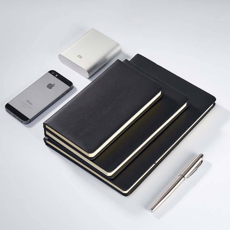 博文bowen博文文具1815商务简约新款笔记本pu皮面办公工作记事本b5