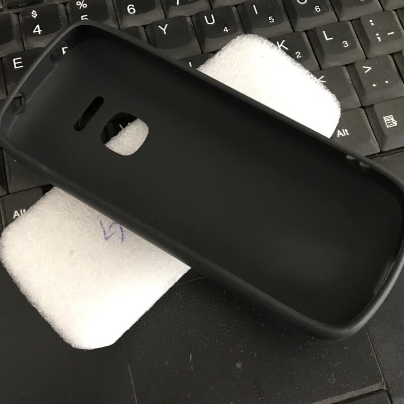 膜鹿堂适用 诺基亚 Nokia 225 4G 透明硅胶软 TA-1289手机套 保护套 黑  黑色软壳