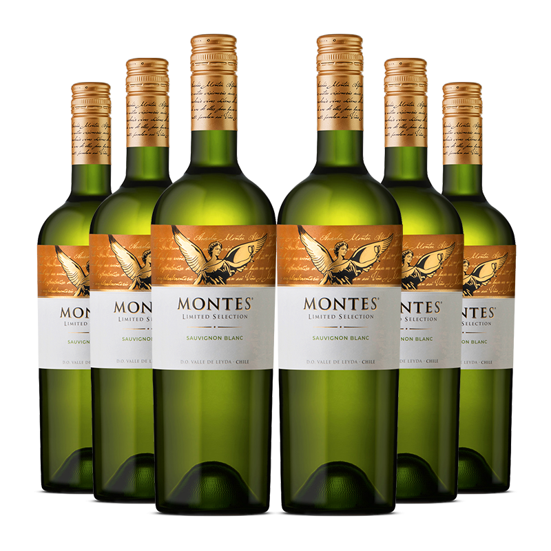 MONTES 蒙特斯 智利原瓶进口红酒 蒙特斯montes限量精选系列 长相思白葡萄酒750ml整箱装