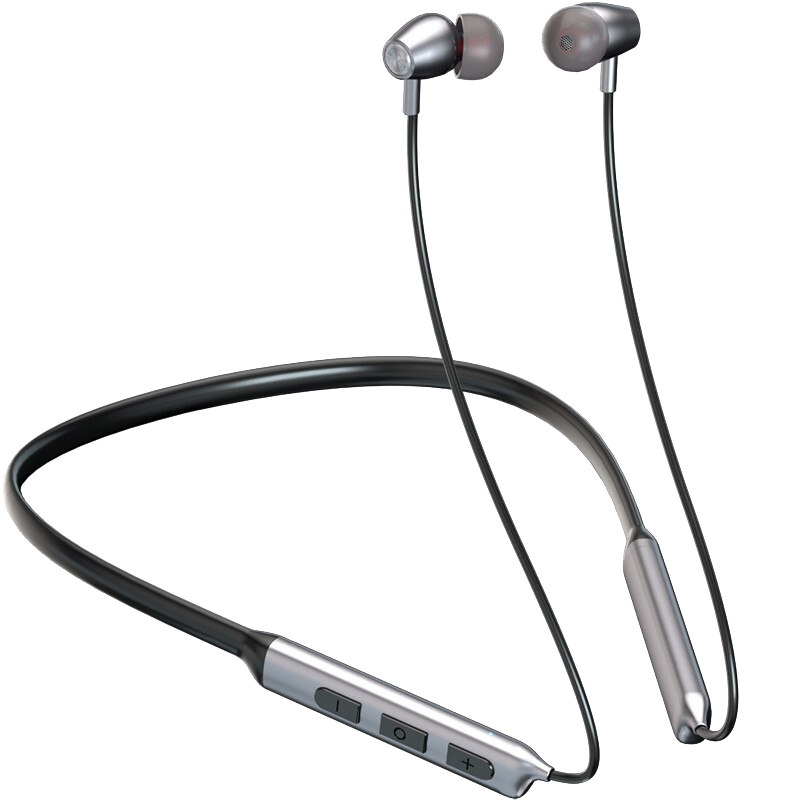 OKSJ 蓝牙耳机华为无线运动跑步颈挂脖式可插卡 超长续航入耳式游戏降噪耳麦磁吸防水苹果小米安卓手机通用