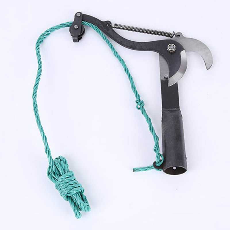 修枝剪弹簧手拉果树高枝剪刀高空剪树枝剪刀剪子双滑轮省力花枝剪