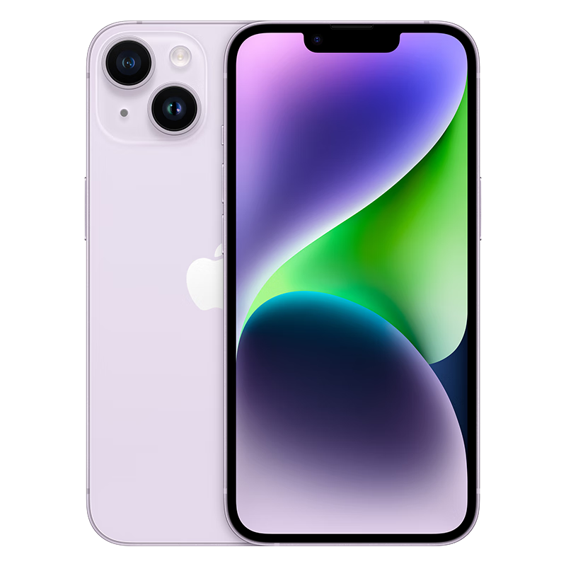 Apple iPhone 14 (A2884) 通5G 手机 双卡双待 紫色 256G 【标配+联保+买家秀好礼】10060071801768