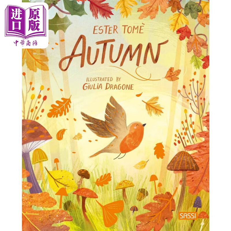 giulia dragone autumn 秋之歌 英文原版 进口图书 儿童绘本 动物故事