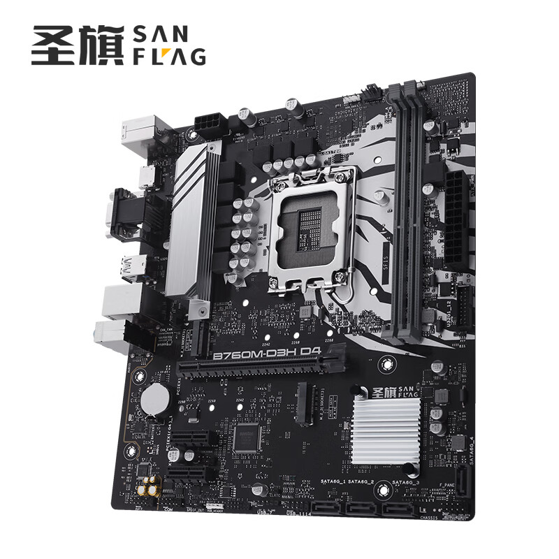 圣旗B760M-D3H D4主板 华硕旗下品牌