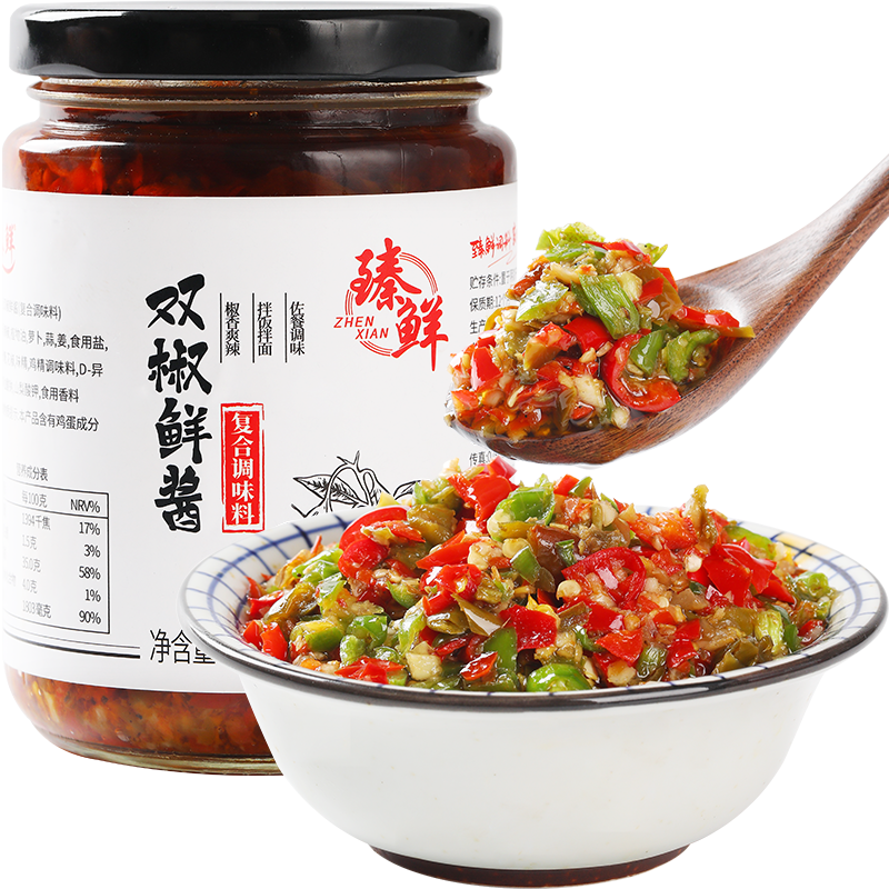 臻鲜调味品价格稳定，推荐双椒鲜酱拌面拌饭酱|调味品历史价格曲线