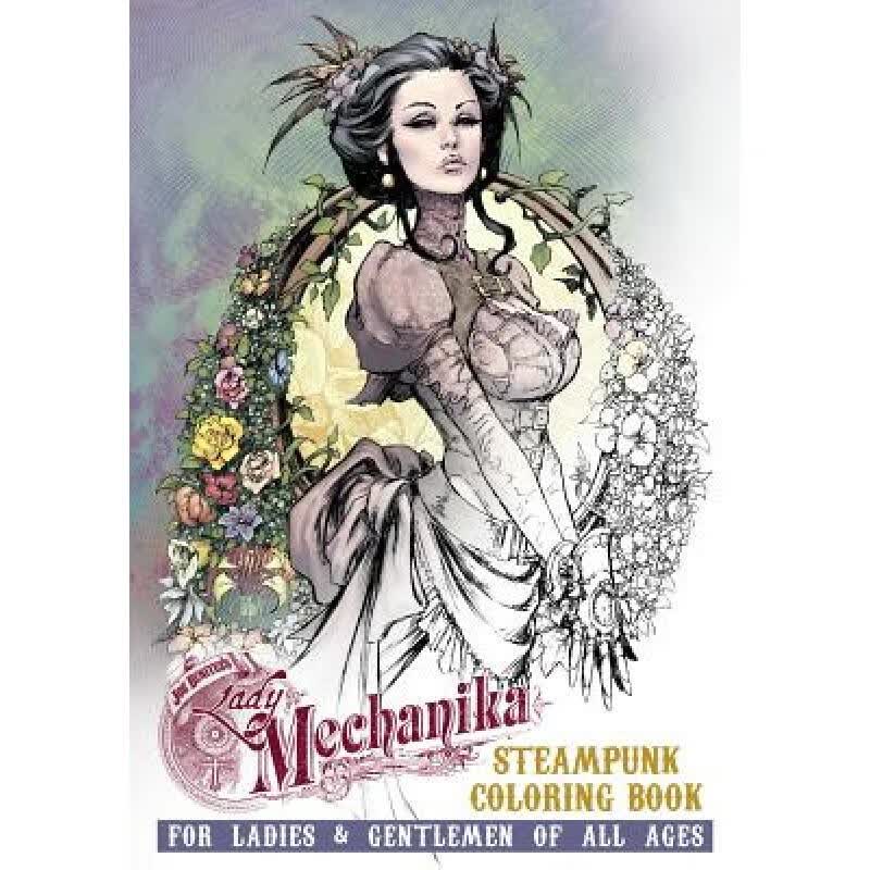 预订 Lady Mechanika Steampunk Coloring Book