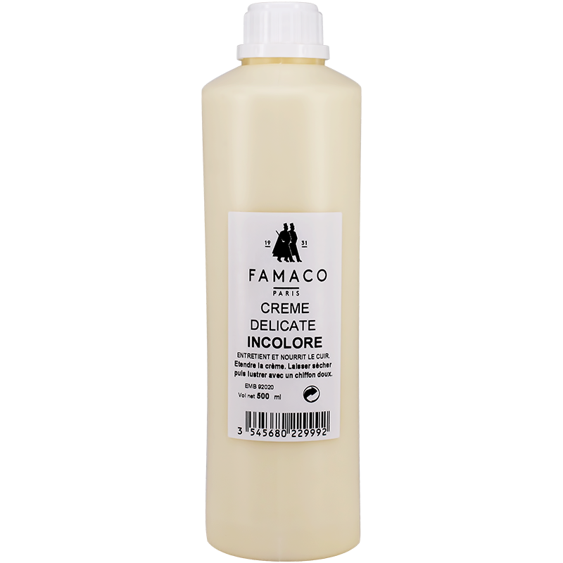 FAMACO 法國進(jìn)口皮革護理劑 小羊皮小牛皮包包皮具皮衣綿羊油真皮保養油 500毫升無(wú)色（0229）