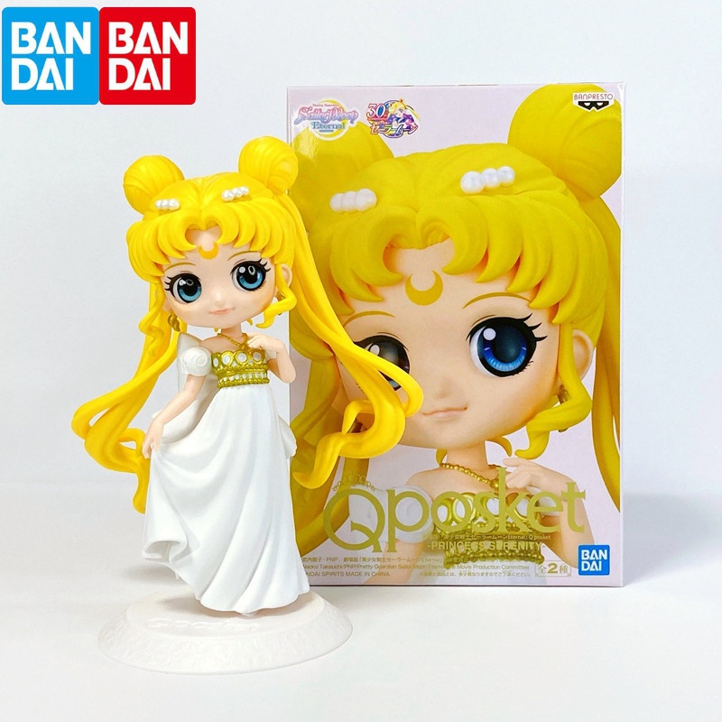 (bandai)美少女战士同款眼镜厂剧场版qposket婚纱月野兔夜礼服假面 美