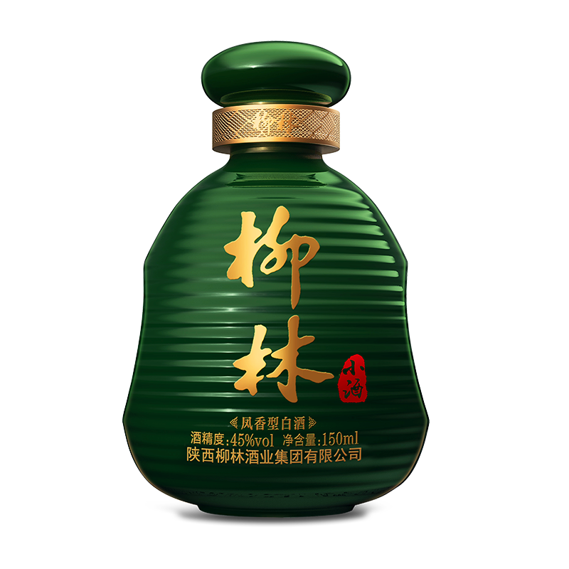 柳林酒 柳林小酒 45度陕西特产凤香型 三两白酒 小酒45度150ml单瓶装