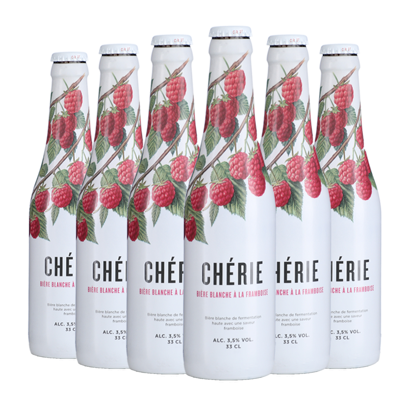 樱桃/桃子/石榴/覆盆子/百香果水果味瓶装整箱 奢莉覆盆子啤酒啤酒330