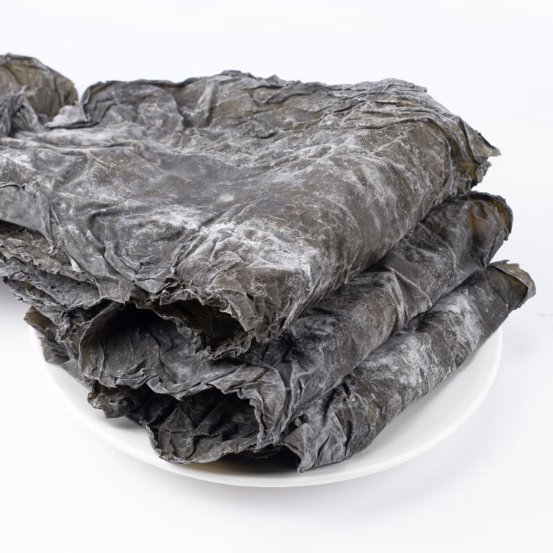 金海林海帶干貨霞浦厚干海帶昆布散裝商用特產(chǎn)級厚海帶絲頭片煲湯0g 1斤整條海帶干凈無沙