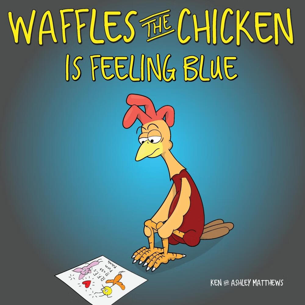 【预售 按需印刷】waffles the chicken is feeling blue