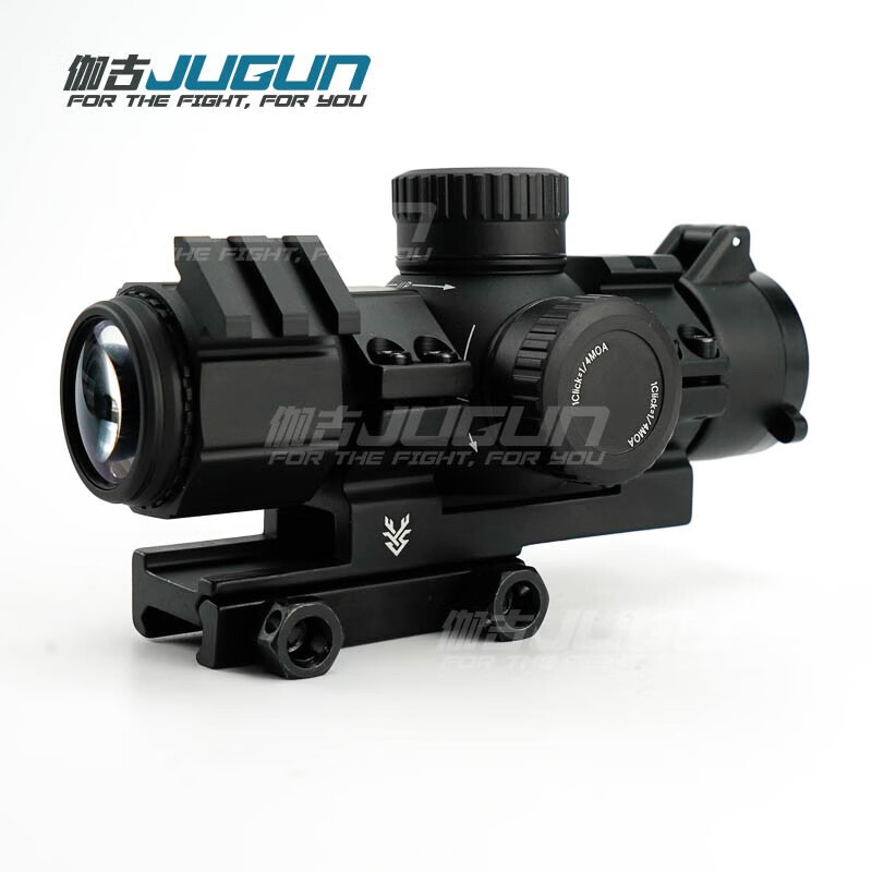 伽古（JUGUN）沼泽鹿HD PRO3X30速瞄短款瞄准镜高透光定倍抗震无视差高清望远镜 沼泽鹿HD PRO 3X30速瞄-一体镜桥