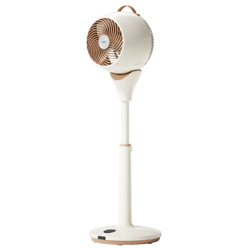 斗禾空氣循環(huán)扇 家用電風(fēng)扇直流變頻低噪遙控?fù)u頭定時大風(fēng)量落地扇嬰兒扇智能感溫節(jié)能空氣對流扇 DH-XHD01A美諾白8檔風(fēng)量