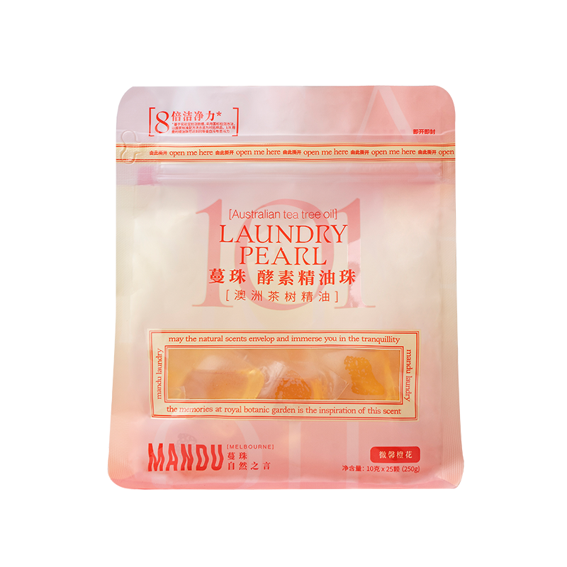 蔓珠Mandu洗衣凝珠:澳洲茶树精油酵素,亲民有效!