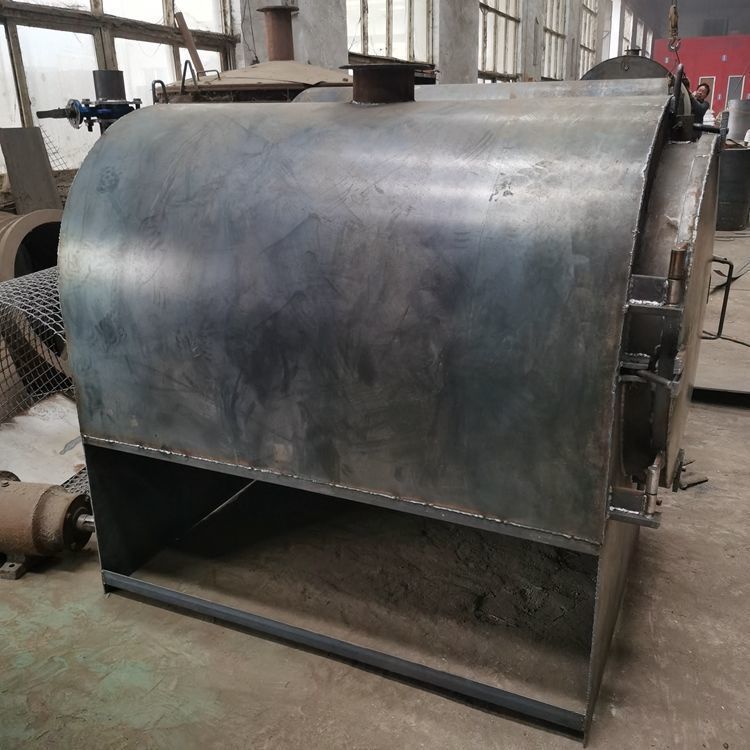 小型卧式炭化炉 木炭制作机器 干馏式炭化炉木炭机制炭机设备 300斤