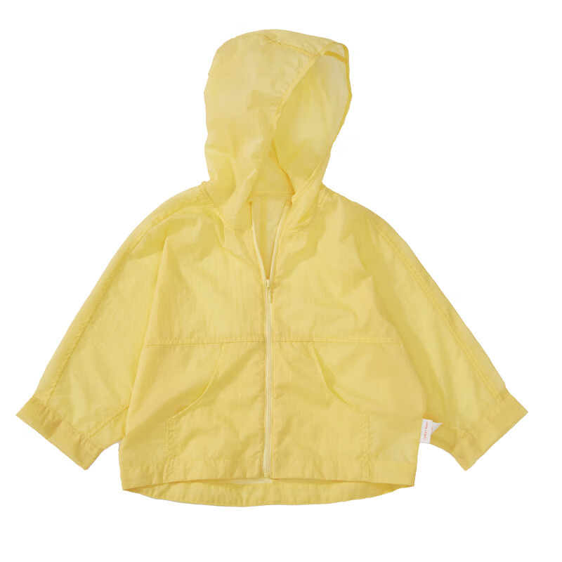 棉花堂夏季男女宝宝薄款防晒衣防晒服儿童防紫外线皮肤衣UPF50+ 嫩黄 90cm怎么看?