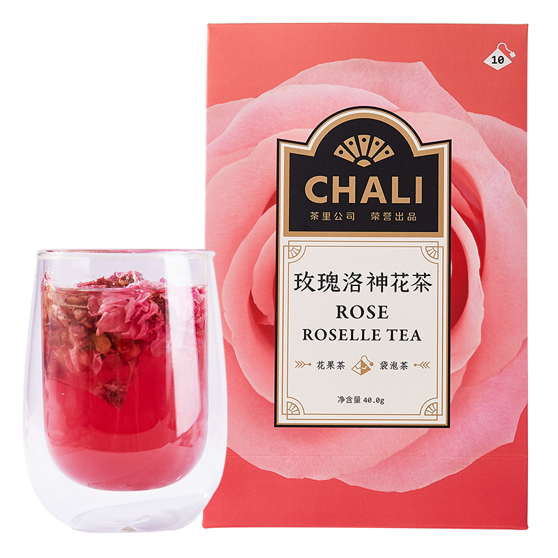 茶里ChaLi玫瑰花枣片蔓越莓组合茶包袋泡茶三角包及洛神花果玫瑰花茶茶包价格走势分析与评测