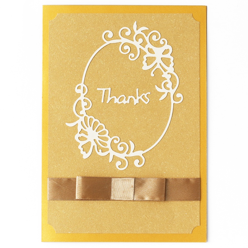 贺卡欧式素雅送女老师婆员工退休高级感谢结婚定制妈妈母亲节 封面