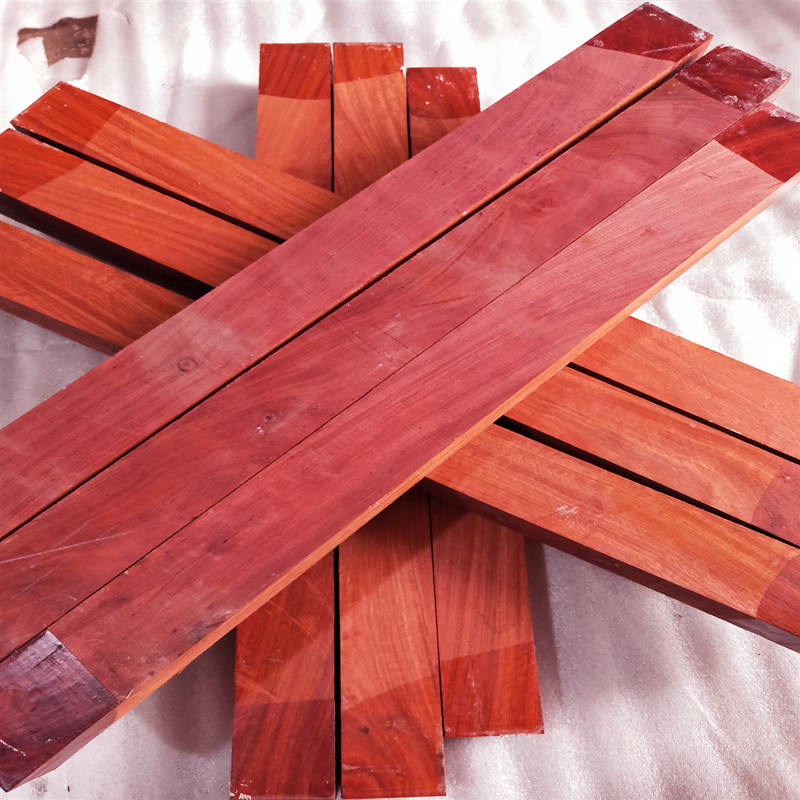 赞比亚血檀木料原木红木小料边角料小叶紫檀黄花梨木料佛珠手串料
