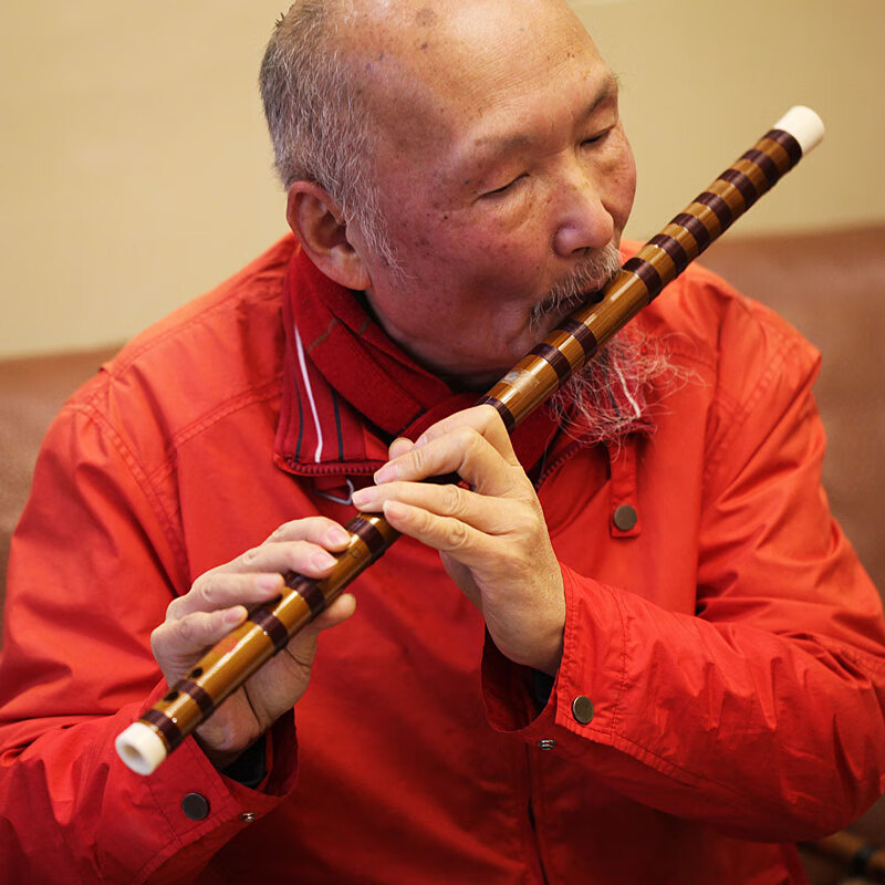 周林生专业演奏珍品笛子高档苦竹笛大师匠心特制横笛套笛笛箱 cdefg各