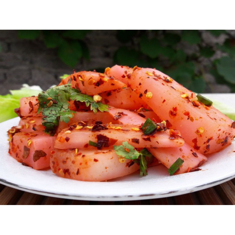 虎钢馋辰溪酸萝卜湘西特产湖南怀化芷江泡菜孕妇凉咸菜酸甜辣萝卜片