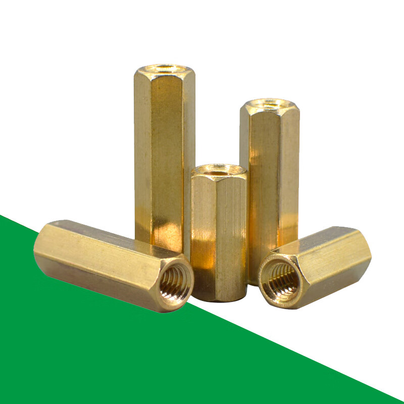 双通六角铜柱双通螺柱接线柱内螺纹隔离柱主板螺丝m2x*3*4*5*6*26 m2*