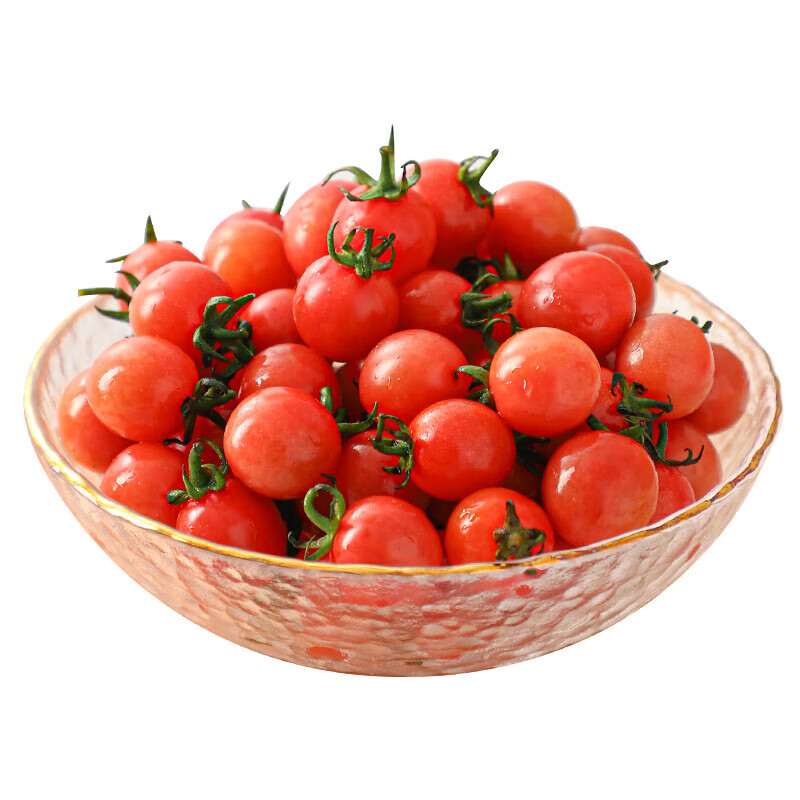壹果万麦玲珑圣女果迷你千禧小番茄现摘闪发新鲜水果小柿子 2斤装