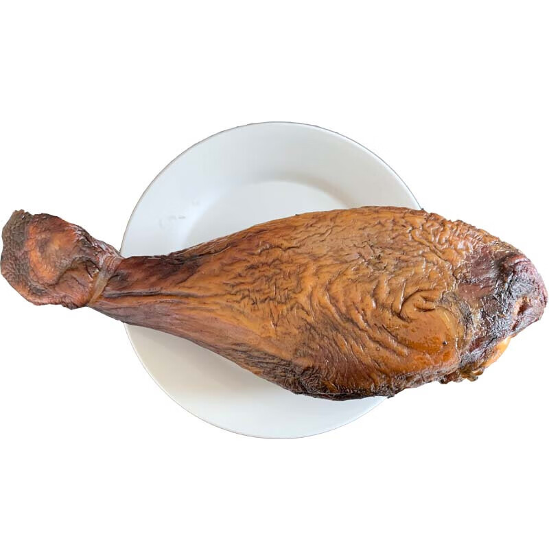 味巴哥 腊火鸡腿烟熏大农家自制柏枝腊肉味干货达州开江600克
