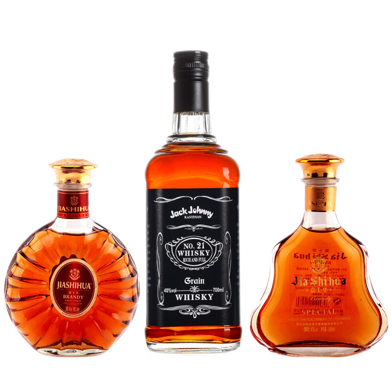 凯斯蒂隆(kastinon)xo洋酒3瓶组合套装洋酒威士忌700