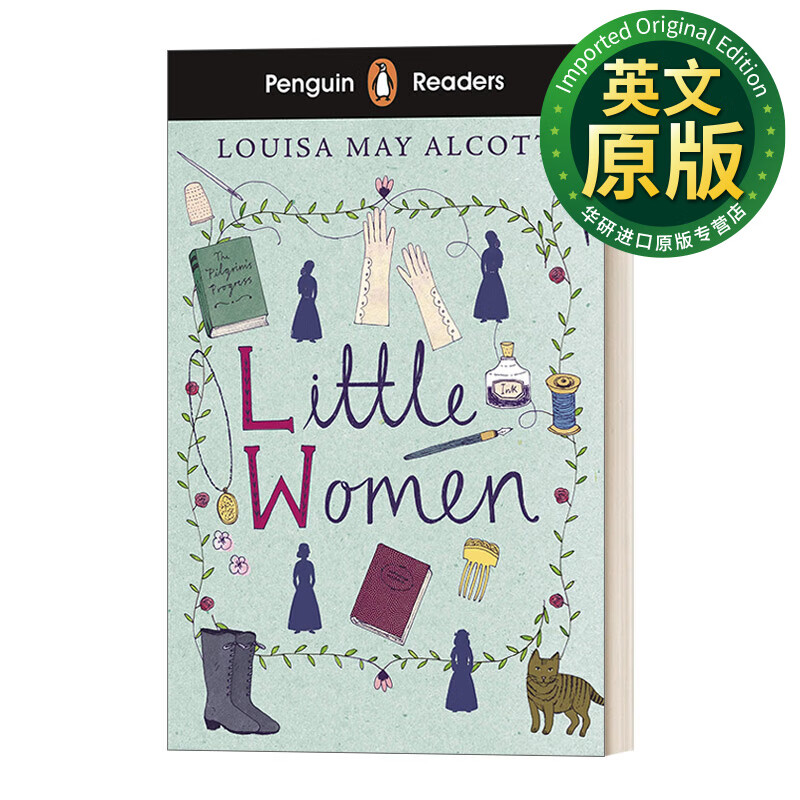 企鹅分级阅读1级 小妇人 英文版 进口英语原版书籍 英文原版 alcott