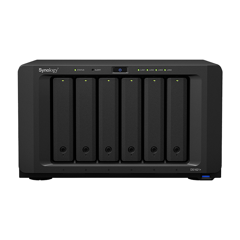 群晖（Synology）DS1621+六盘位NAS网络存储服务器 备份一体机私有云网盘（标配无硬盘 ）